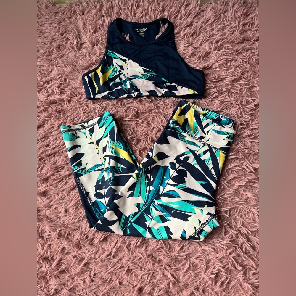 old navy workout set (girls)